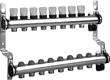 Коллектор Meibes с термовставками на 8 выходов