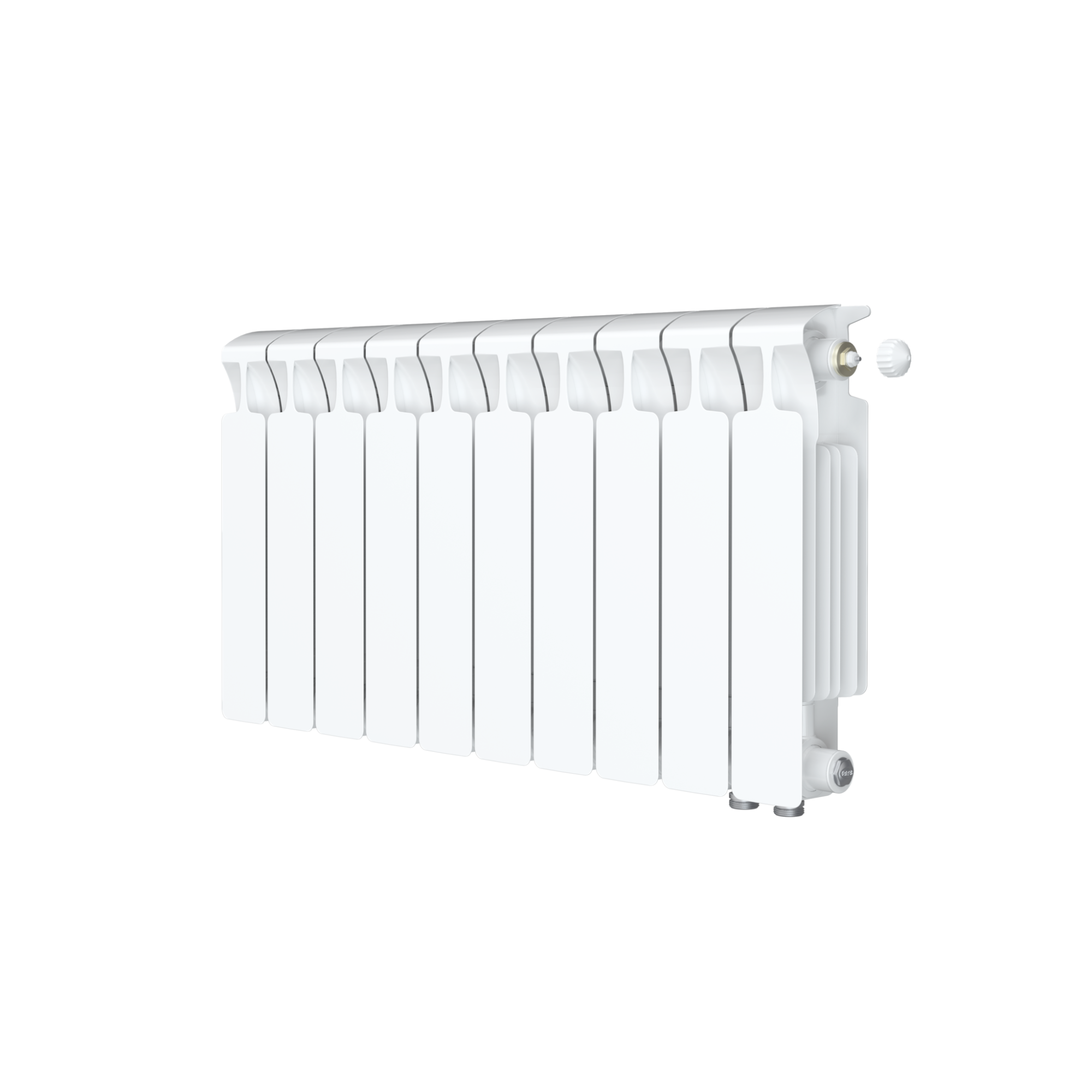 Радиатор биметаллический RIFAR MONOLIT VENTIL 300 х 10 секций нижнее правое подключение