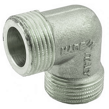 Угольник ELSEN, 90°, НН, 1", 1", TIN латунь