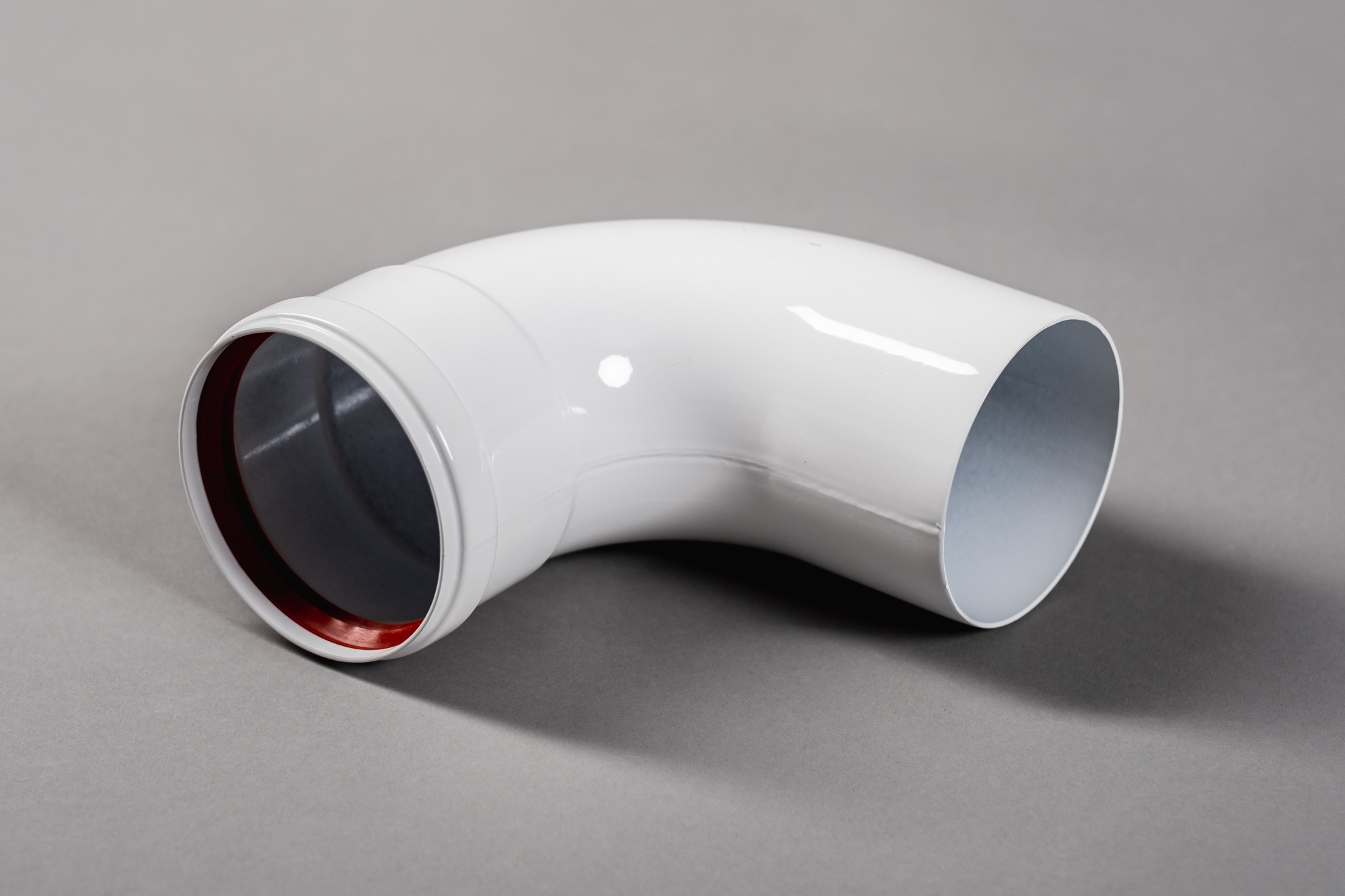 Отвод Baxi 90° DN80 алюминиевый эмалированный