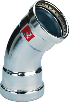 Отвод Viega Prestabo XL 45° с SC-Contur 64 мм