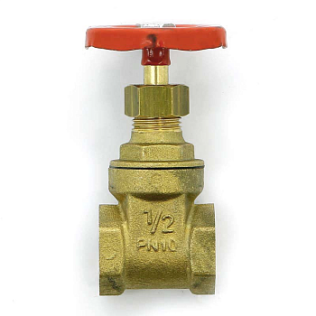 Задвижка клиновидная UNI-FITT В 1/2" PN10 (латунь)