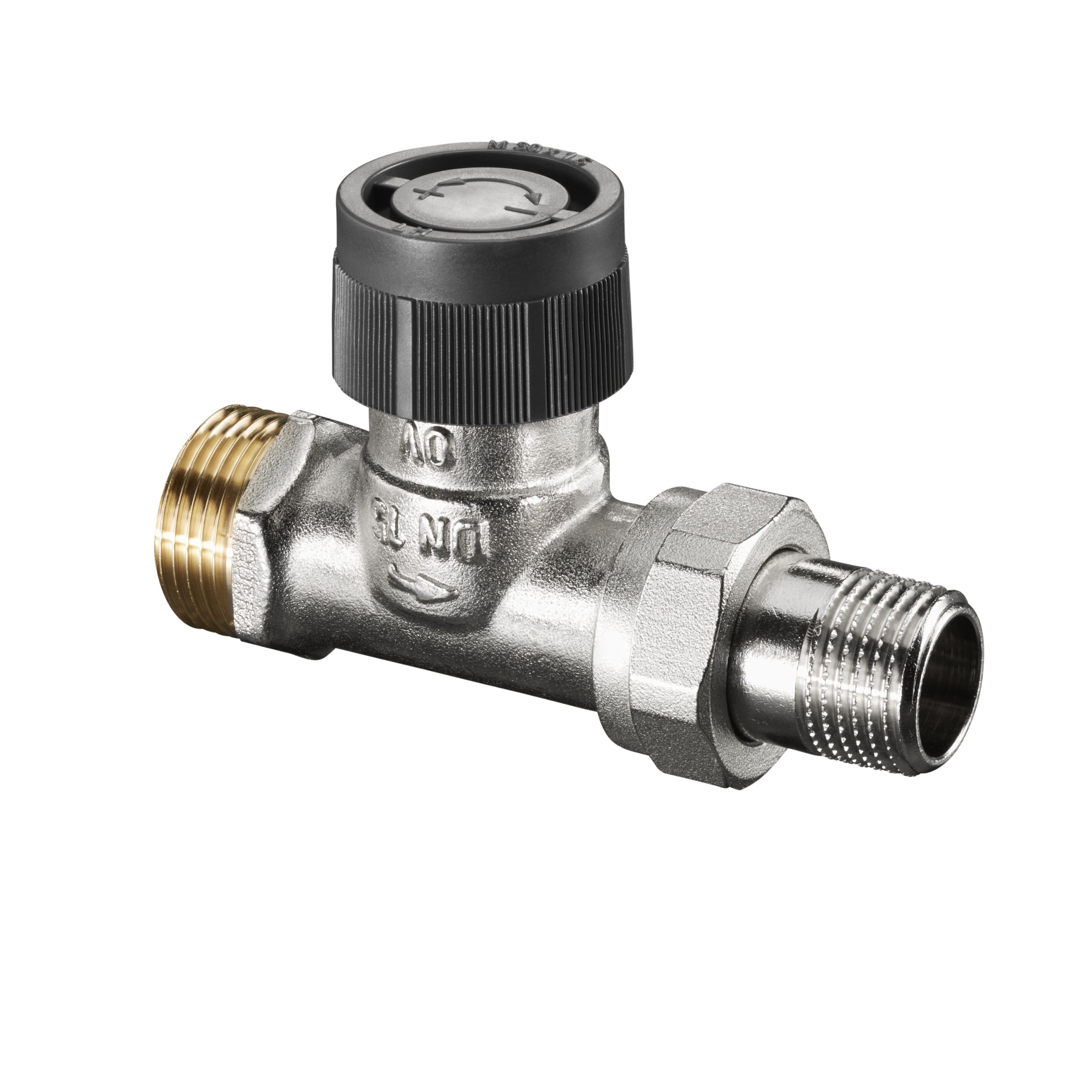 Вентиль термостатический OVENTROP серия A DN15х3/4ВРх1/2НР проходной