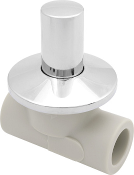 Вентиль AlcaPipe LAGUNA PPR 25мм под штукатурку AB287025000