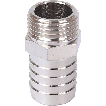 Штуцер STOUT 1/2"х20 НР (никелированный)
