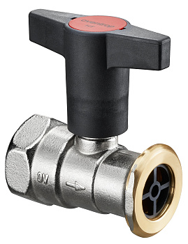 Кран шаровой OVENTROP Optibal P DN25 1х11/2 ВНГ для обвязки насоса с обратным клапаном 
