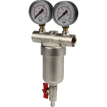 Itap 189 3/4 Фильтр сетчатый муфтовый 100 мкр. с 2 манометрами и спускником