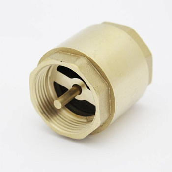 Клапан Aquario обратный магистральный 1" (латунь+латунь)