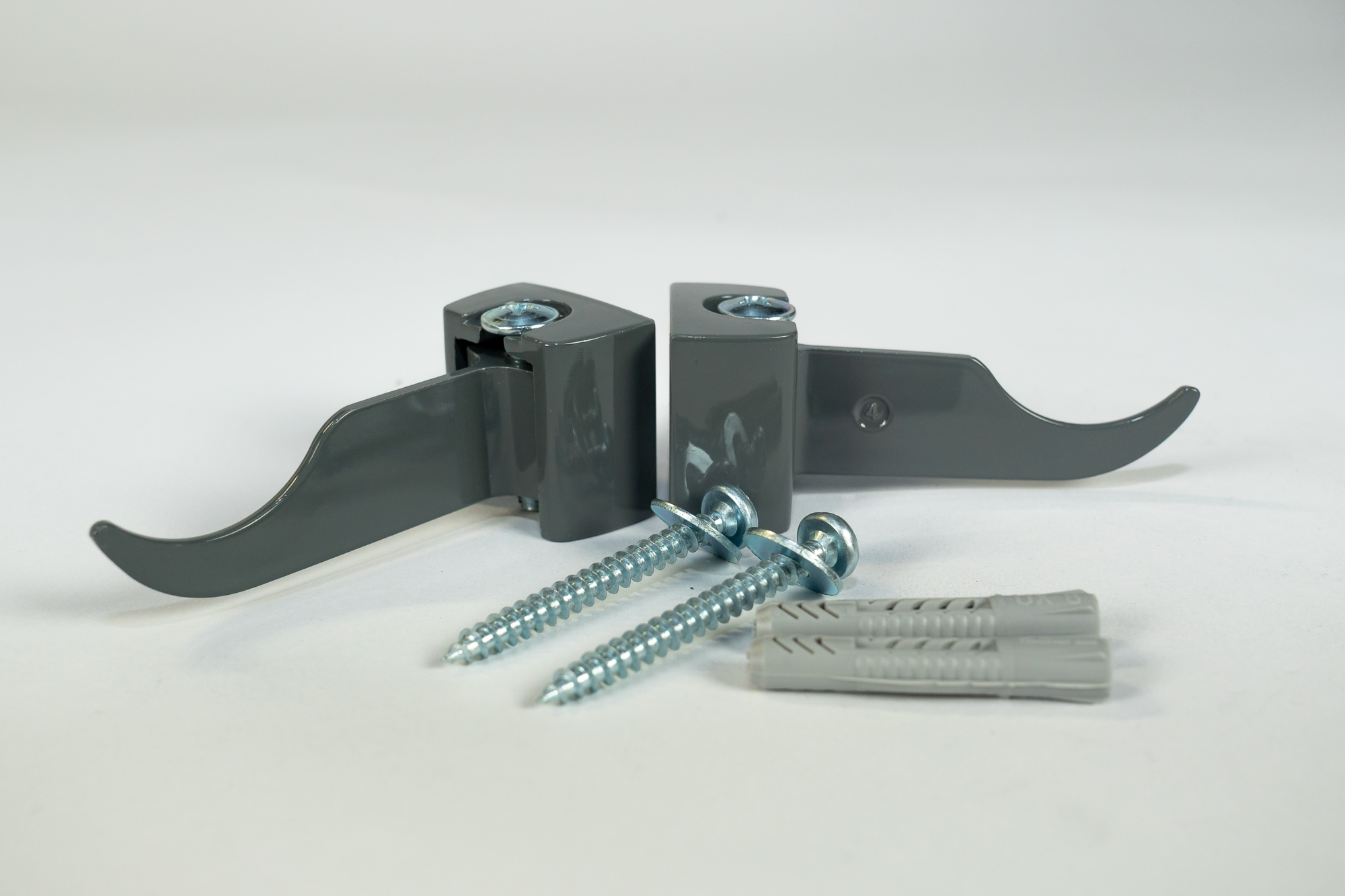 Кронштейн угловой регулируемый RIFAR (2 шт.) Титан