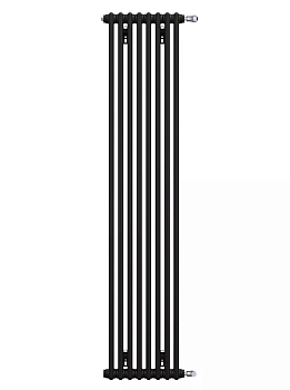 Радиатор трубчатый Zehnder Charleston модель 2180 8 секций (Черный матовый)