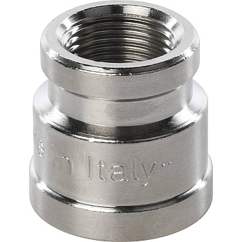 Муфта STOUT 1/2"х3/8" переходная ВВ (никелированная)