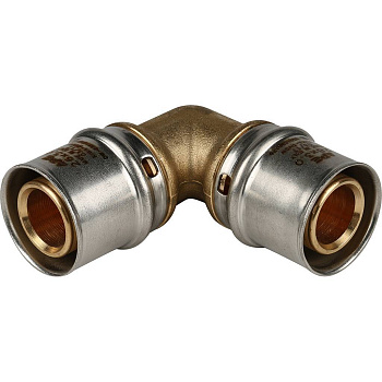 Угольник 90° STOUT 26х26 для металлопластиковых труб (прессовой)