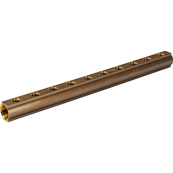 Распределительный коллектор Luxor CD 457/10 1х1/2" ВР 10 контуров