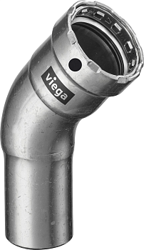 Отвод Viega 45° Megapress с SC-Contur DN20