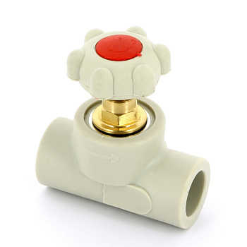 Вентиль FV-PLAST 20 пластиковый прямоточный