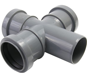 Крестовина Политэк D50х50х50 /87.5° одноплоскостная