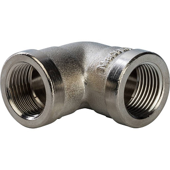 Угольник STOUT 3/8" ВВ (никелированный)