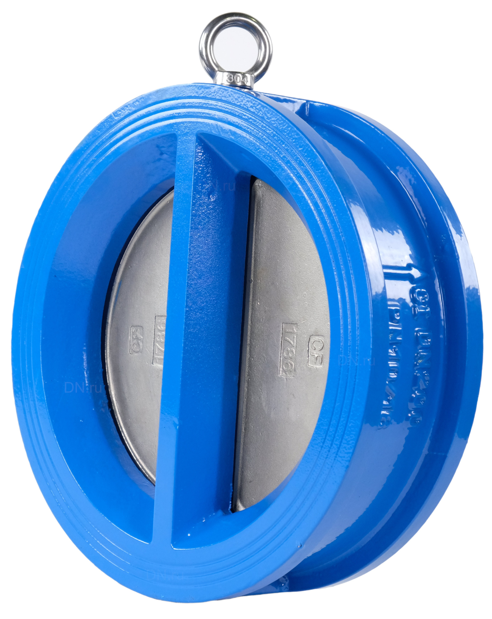 Обратный клапан Tecofi Ду80 межфланцевый двухстворчатый