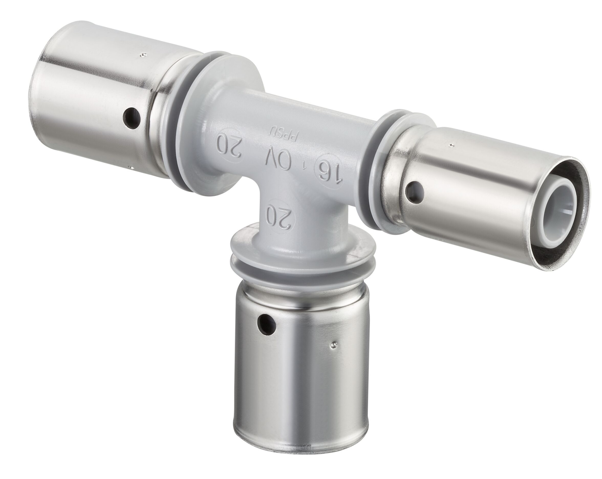 Тройник OVENTROP Cofit PDK 20х20х16 прессовый PPSU (полифенилсульфон PX)