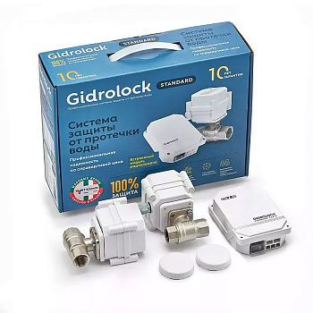 Система защиты от протечек воды Gidrolock STANDARD RADIO TIEMME 1/2