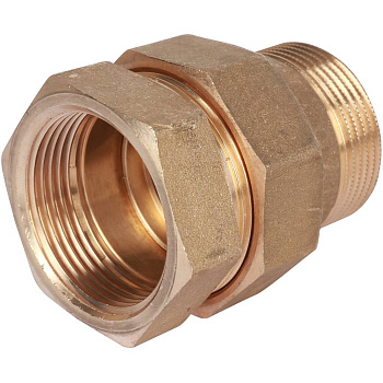 Разъемное соединение американка STOUT 1 1/4" с уплотнением под гайкой ВН