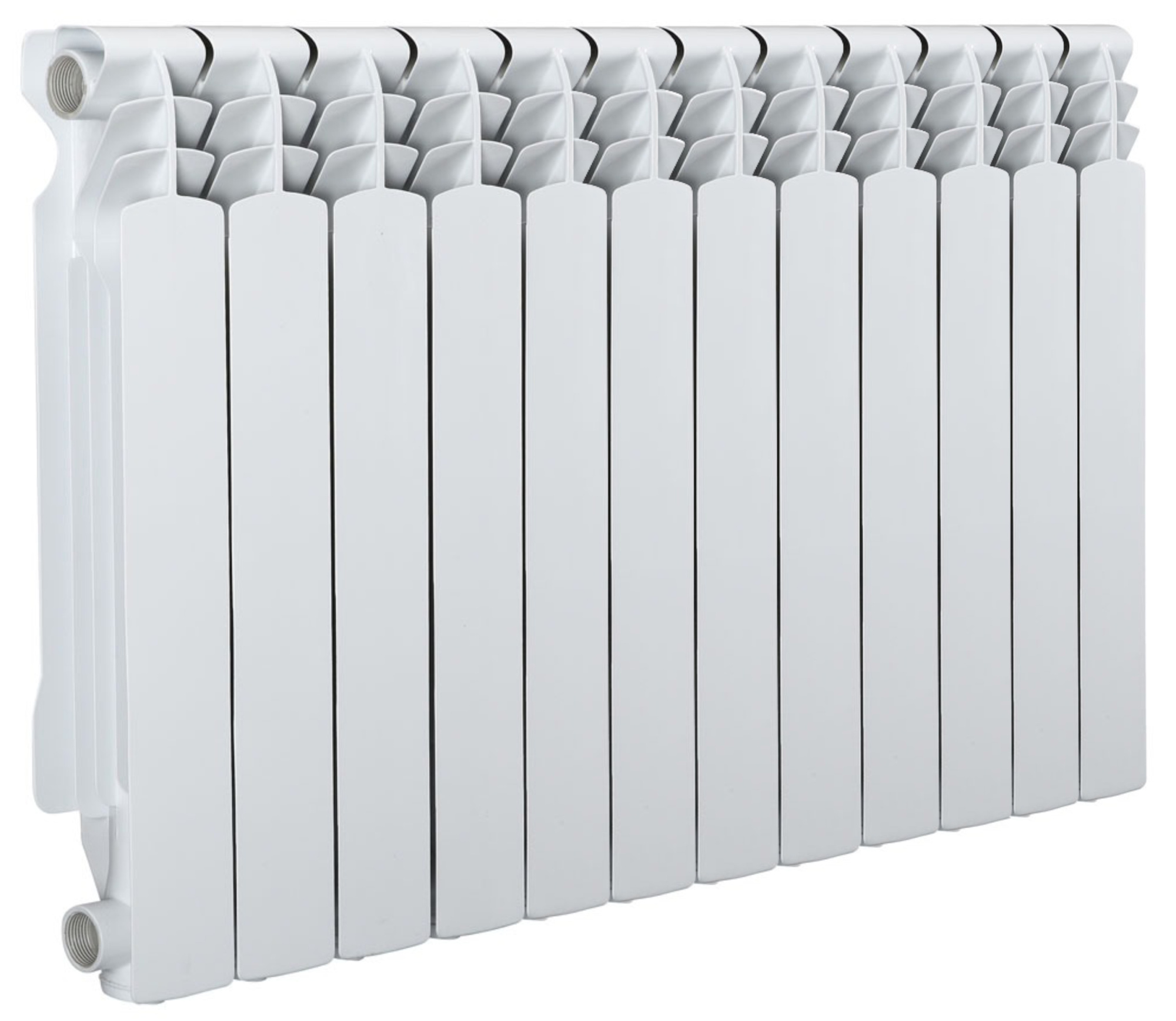 Алюминиевый секционный радиатор Azario AL500/100 12 секций