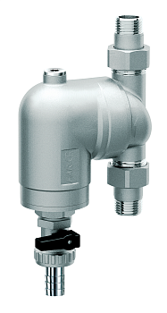 Фильтр сетчатый FAR 3/4" НР 100мкм под манометр с поворотным соединением