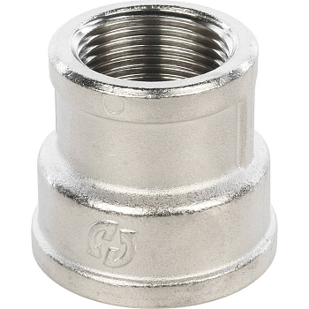 Муфта STOUT 1"х3/4" переходная ВВ (никелированная)