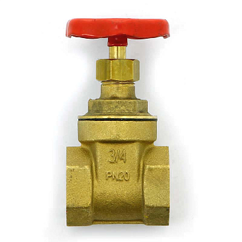 Задвижка клиновидная UNI-FITT В 3/4" PN20 (латунь)