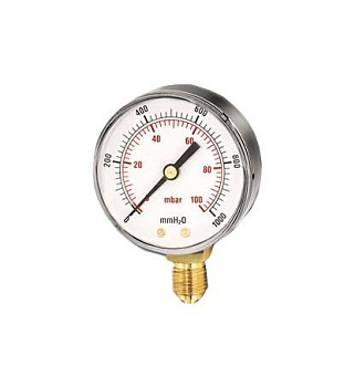 Watts Манометр газов.FR260(MG) 100/6(1/2",60мбар)