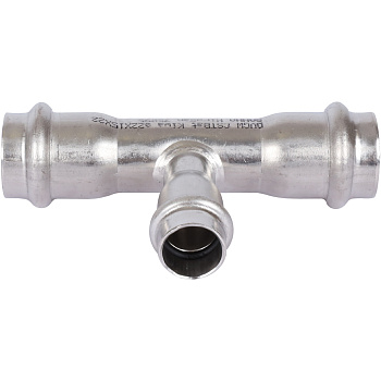 Тройник Sanha NiroSan 22x15x22 ВПр переходной 9130