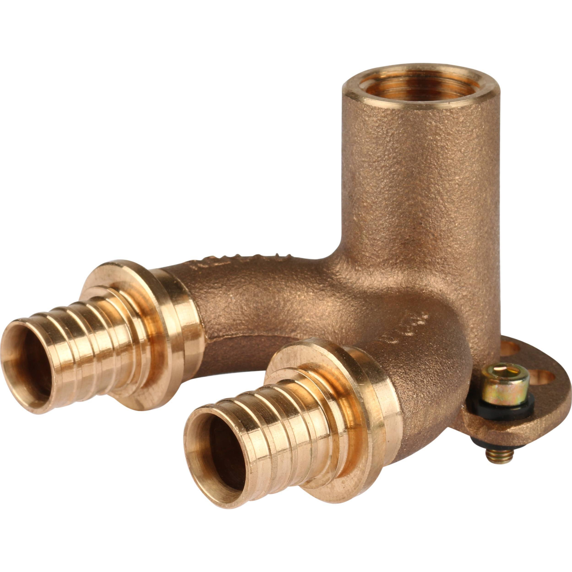 REHAU RAUTITAN Проточный настенный угольник 20/20-Rp 1/2 длинный RX+ 