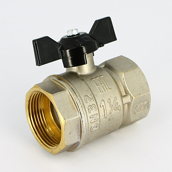 Кран шаровой полнопроходной LD Pride 47.32.В-В.Б 1 1/4"