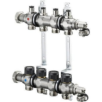 OVENTROP Группа коллекторная Oventrop "Multidis SF со встроенными регулирующими вставками на 11 конт