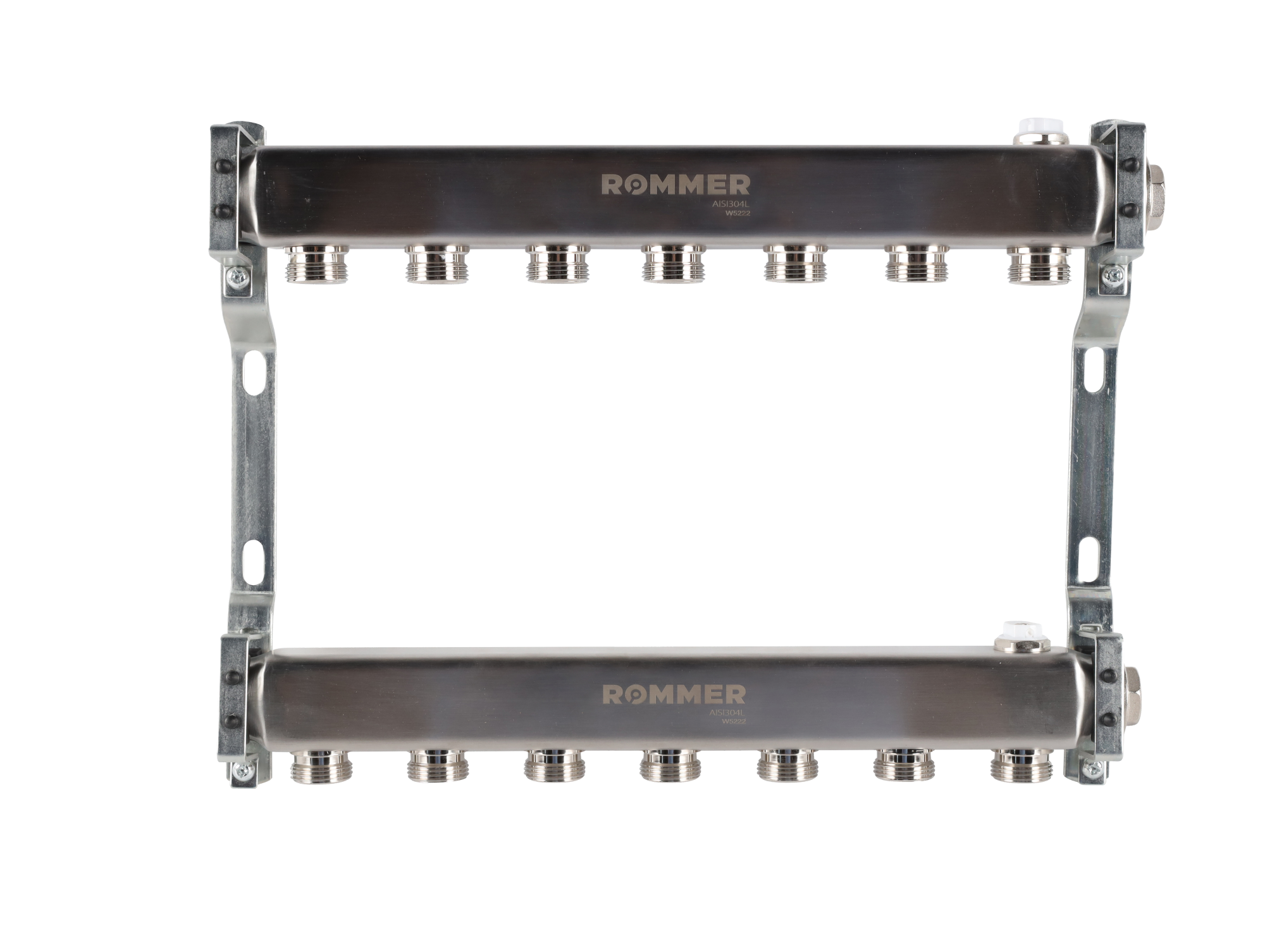 Коллектор ROMMER 1"х3/4" 7 выходов для радиаторной разводки