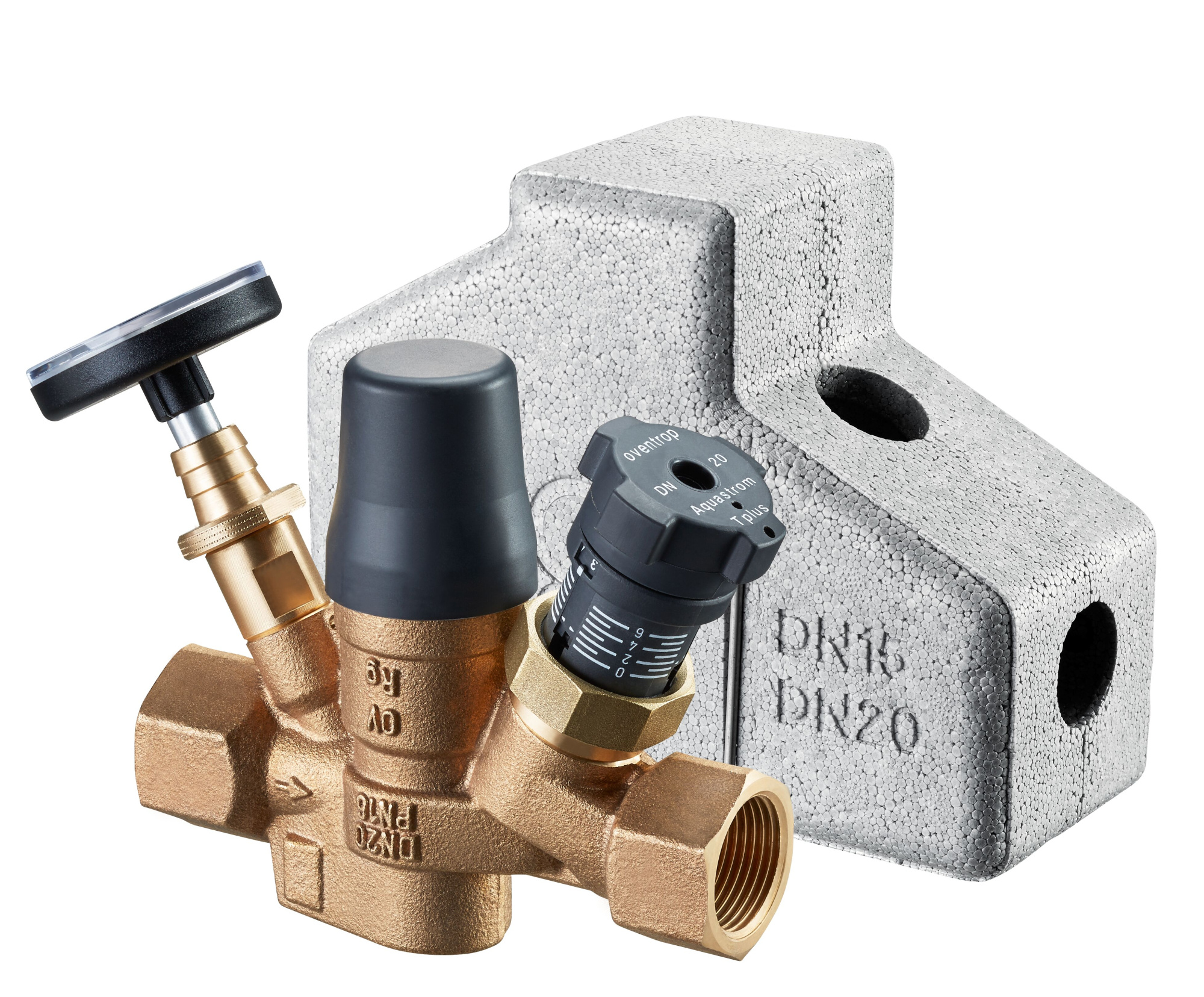 Термостатический регулирующий вентиль OVENTROP Aquastrom Т plus DN25х1 (с изоляцией)