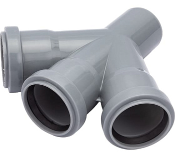 Крестовина Политэк D50х50х50 /45° одноплоскостная