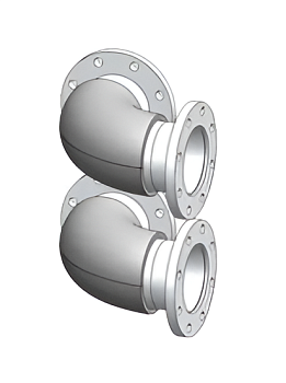 Угловое соединение для коллекторов ELSEN DN150