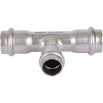 Тройник Sanha NiroSan 22x18x22 ВПр переходной 9130