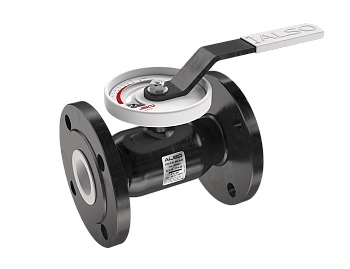 Кран шаровой ALSO Ду125 Ру 25 фланцевый стандартнопроходной запорно-регулирующий (без ниппелей)