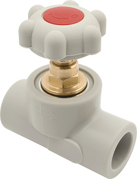 Вентиль AlcaPipe PPR 32мм прямоточный AB274032000Z