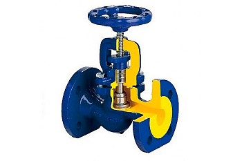 Запорный клапан ZETKAMA Ду80 Ру16 фланцевый