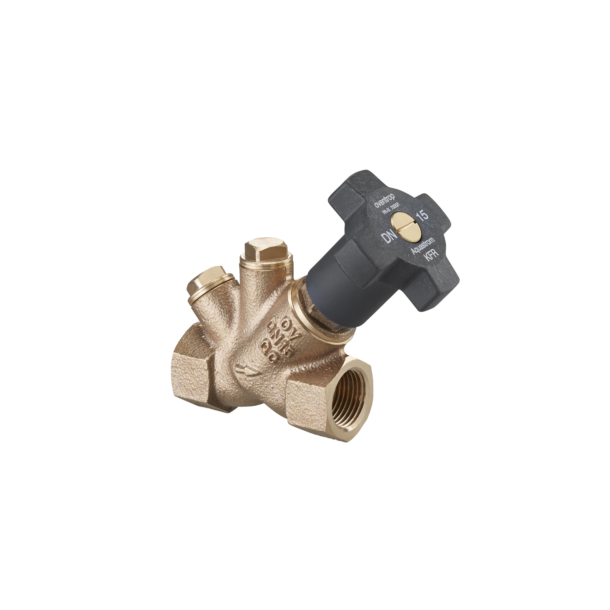 Вентиль свободного потока OVENTROP Aquastrom KFR DN40 х1 1/2 (без шарового крана для слива)