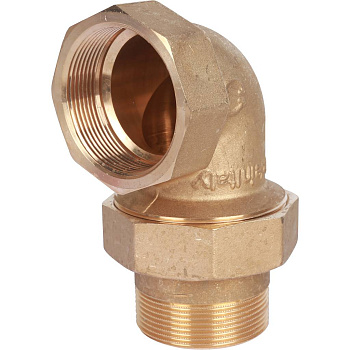 Разъемное соединение американка STOUT 2" угловое с уплотнением под гайкой ВН