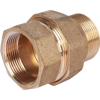 Разъемное соединение американка STOUT 1 1/2" с уплотнением под гайкой ВН