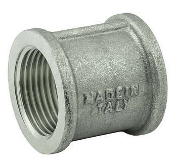 Муфта ELSEN, ВВ, 3/8", 3/8", TIN латунь, равнопроходная