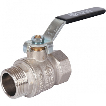 STOUT Кран шаровой стандартнопроходной (ВР/НР - ручка рычаг 3/4")