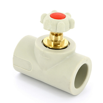 Вентиль FV-PLAST 40 пластиковый прямоточный 