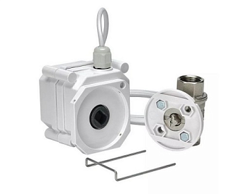 Шаровый электропривод (ШЭП) Gidrolock ULTIMATE 12V Steel 1/2" BS быстрый монтаж, ручное управление