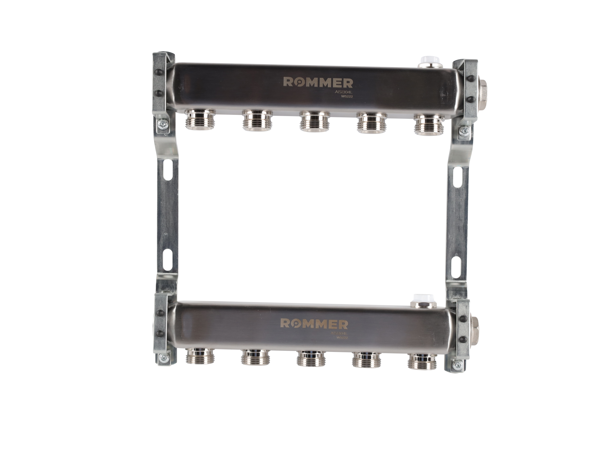 Коллектор ROMMER 1"х3/4" 5 выходов для радиаторной разводки